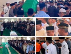 Jambi Berduka, Gubernur Beserta Sejumlah Kepala Daerah & Wakil Ikut Menyalatkan Jenazah H.A.Bakri Anggota DPRRI.