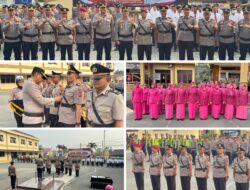 AKBP Rahmadanil Pimpin Upacara Sertijab Jajaran Polres Kerinci.