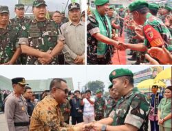 Kunjungan Pangdam XX/TIB Disambut Secara Estafet oleh Bupati Monadi dan Wako Alfin, Perkuat Sinergitas Lintas Sektor.