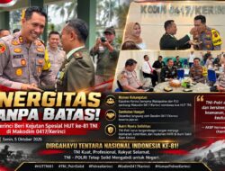 Kejutan Manis Polres Kerinci Warnai HUT ke-81 TNI di Kerinci.